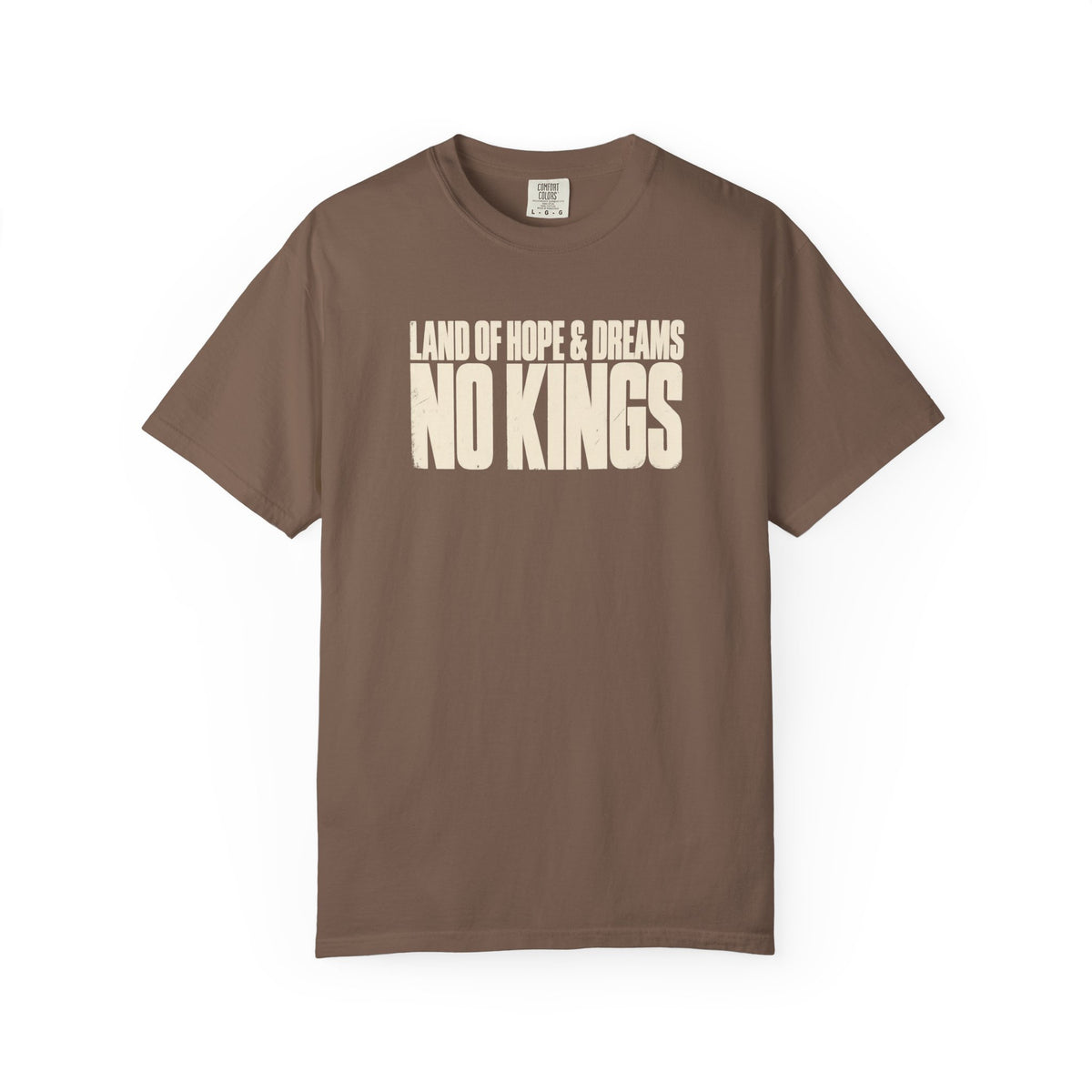 No Kings T-Shirt, Land of Hope & Dreams, Protest Statement Gift