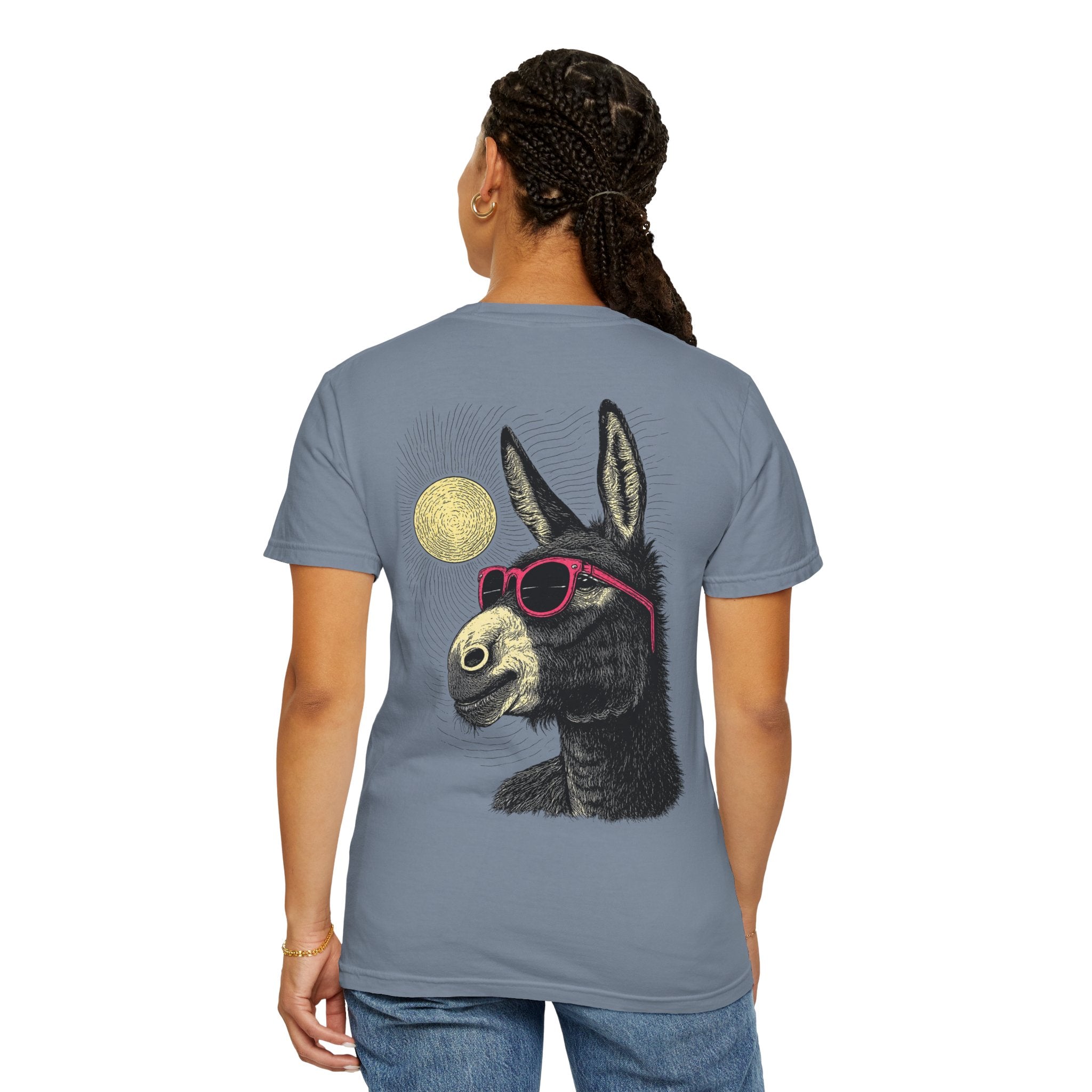 Cool Donkey with Sunglasses T-Shirt | Retro Animal Graphic