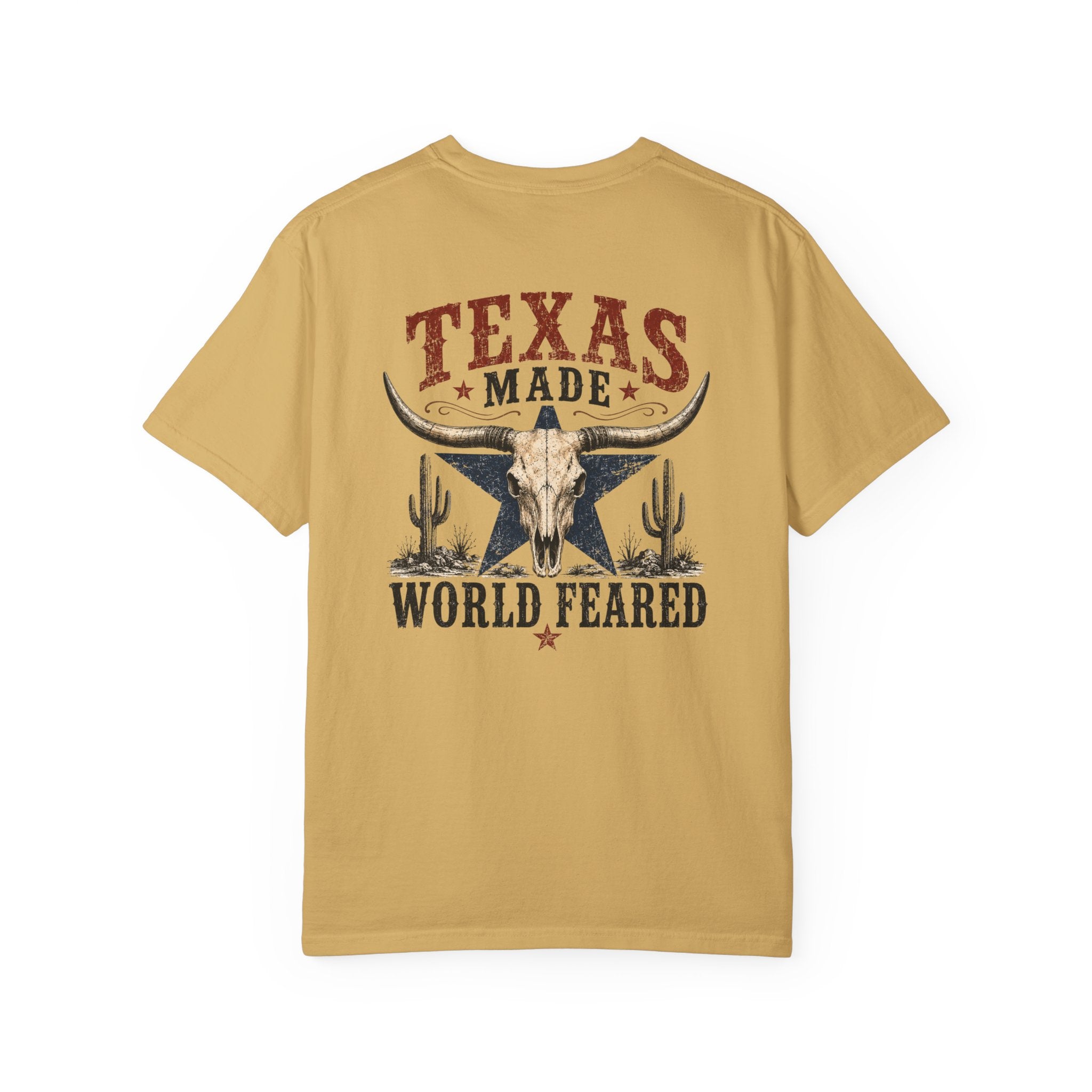 Texas Made Longhorn Skull T-shirt | World Feared Western Cactus
