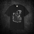 Grim Reaper Shopping Cart T-shirt | Dark Horror Illustration