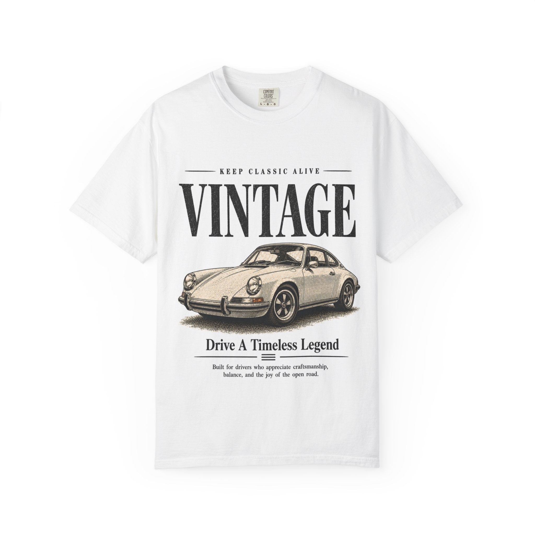 Vintage Sports Car T-shirt | Retro Classic Car Illustration
