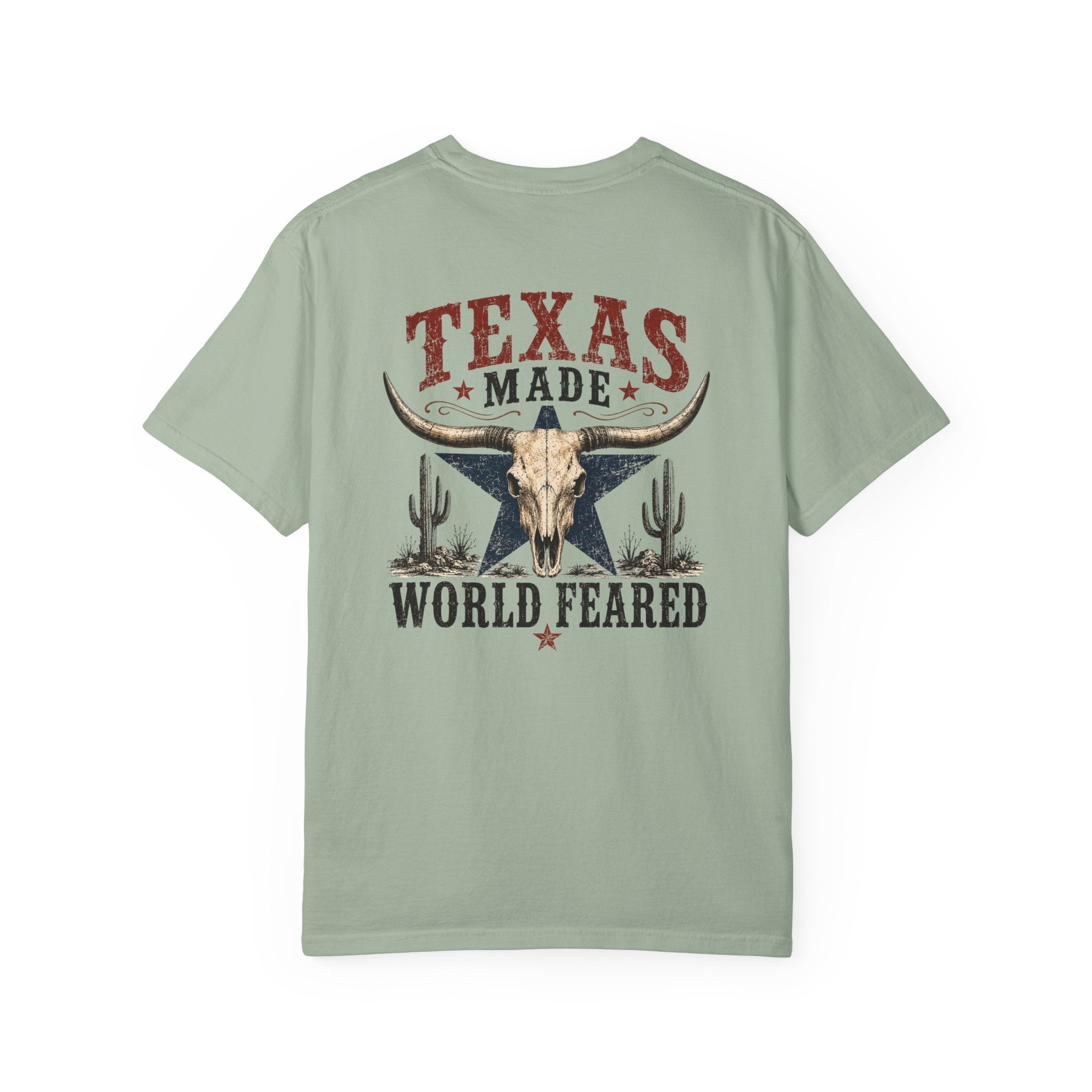 Texas Made Longhorn Skull T-shirt | World Feared Western Cactus