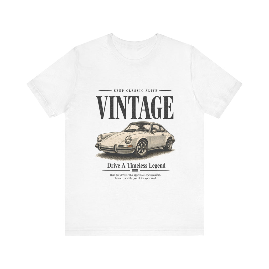 Vintage Classic Car tee | Drive a Timeless Legend, Retro Sports Car