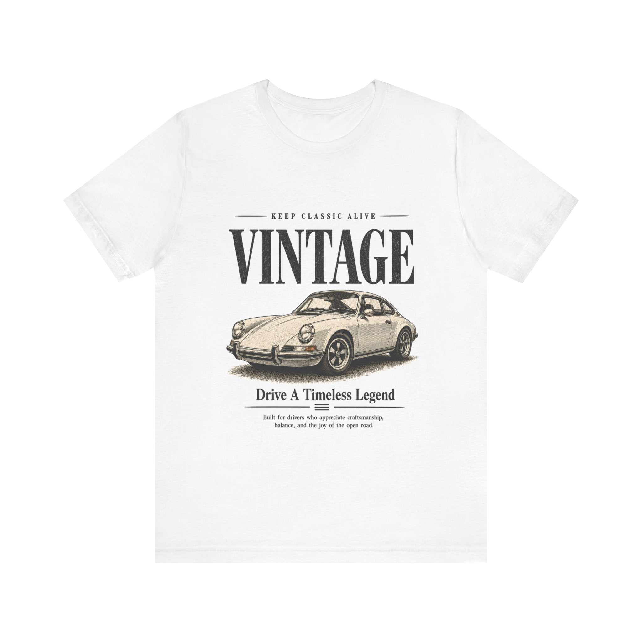 Vintage Classic Car tee | Drive a Timeless Legend, Retro Sports Car