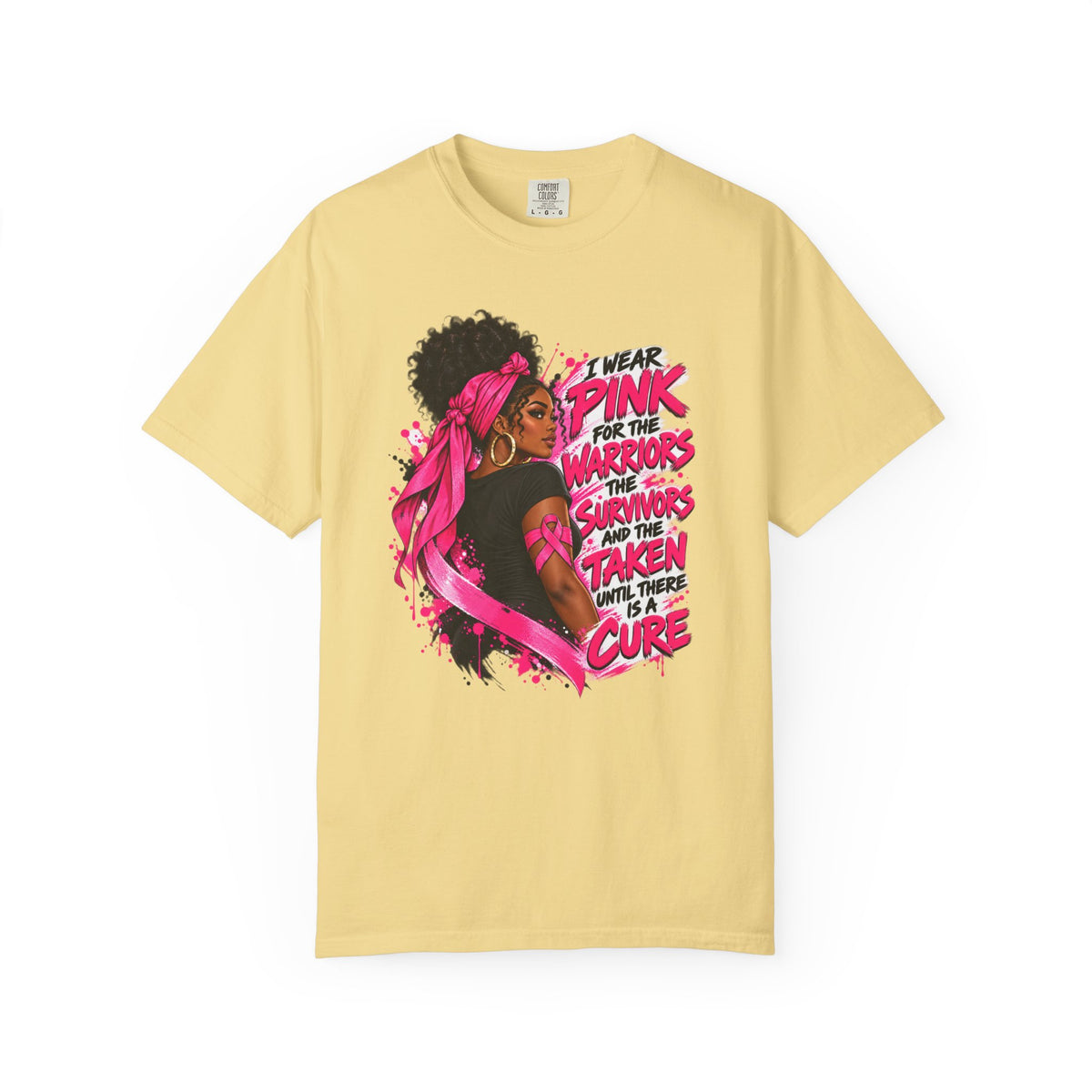 Black Woman Breast Cancer Awareness Shirt, Pink Ribbon Fighter Tee, Strong Survivor Gift