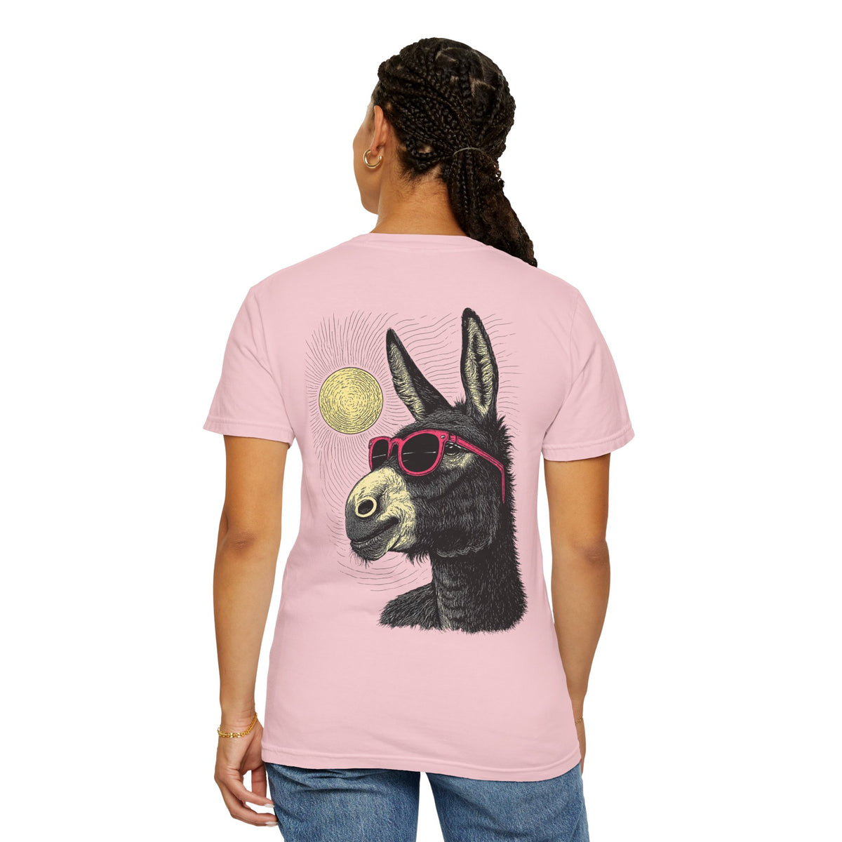 Cool Donkey with Sunglasses T-Shirt | Retro Animal Graphic