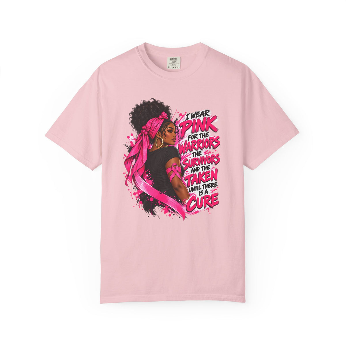 Black Woman Breast Cancer Awareness Shirt, Pink Ribbon Fighter Tee, Strong Survivor Gift