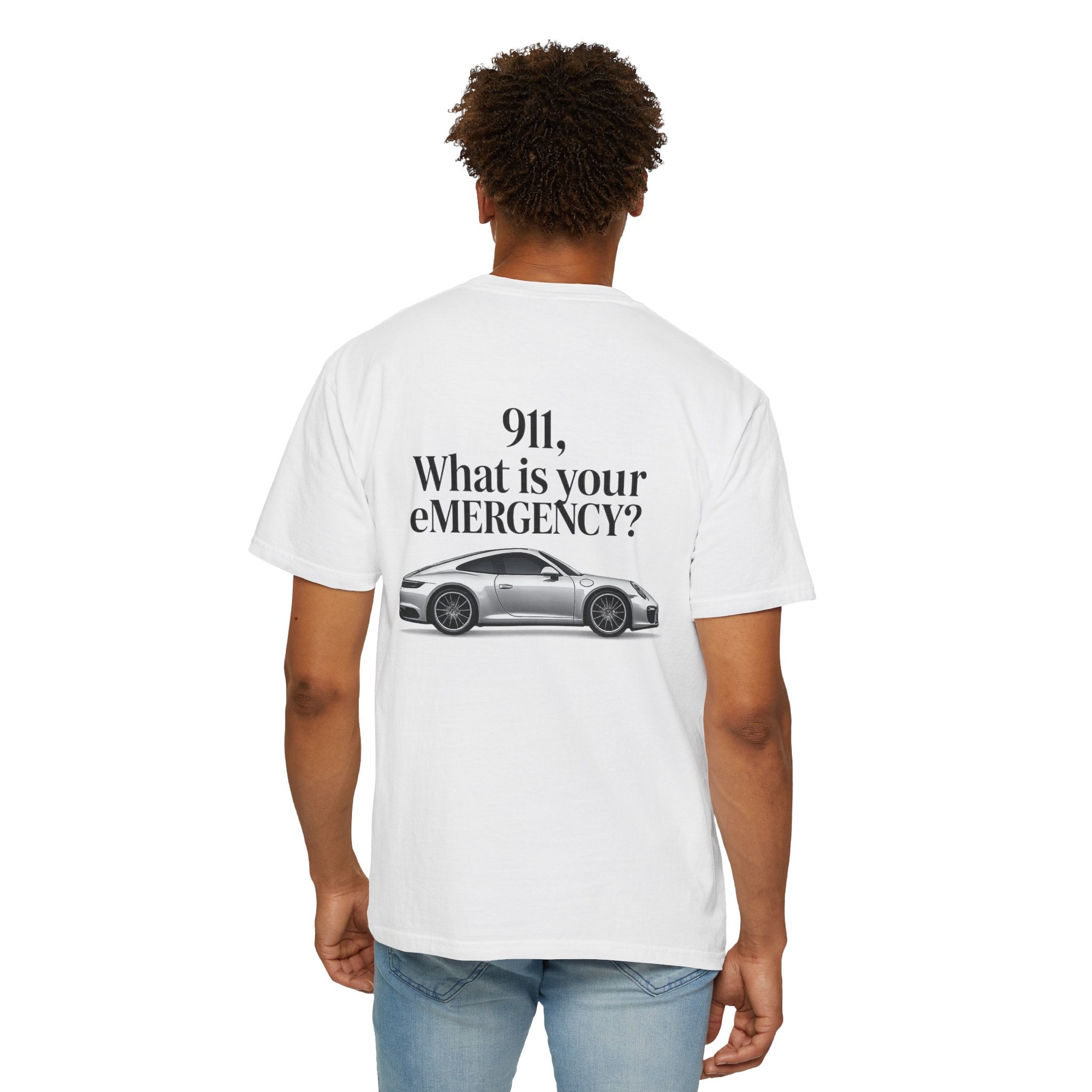 911 What Is Your eMERGENCY? Performance Car T-Shirt | Car Enthusiast Gift