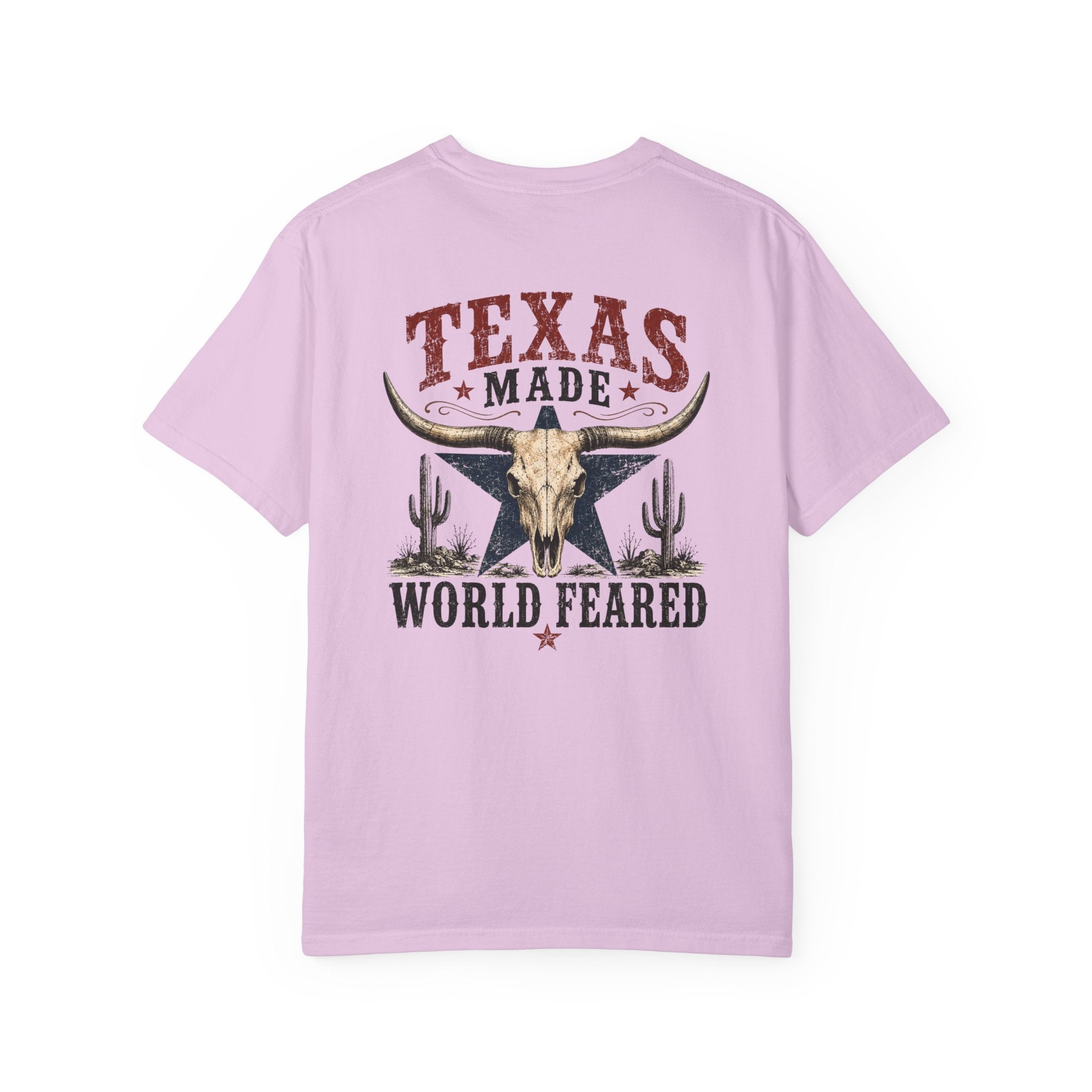 Texas Made Longhorn Skull T-shirt | World Feared Western Cactus
