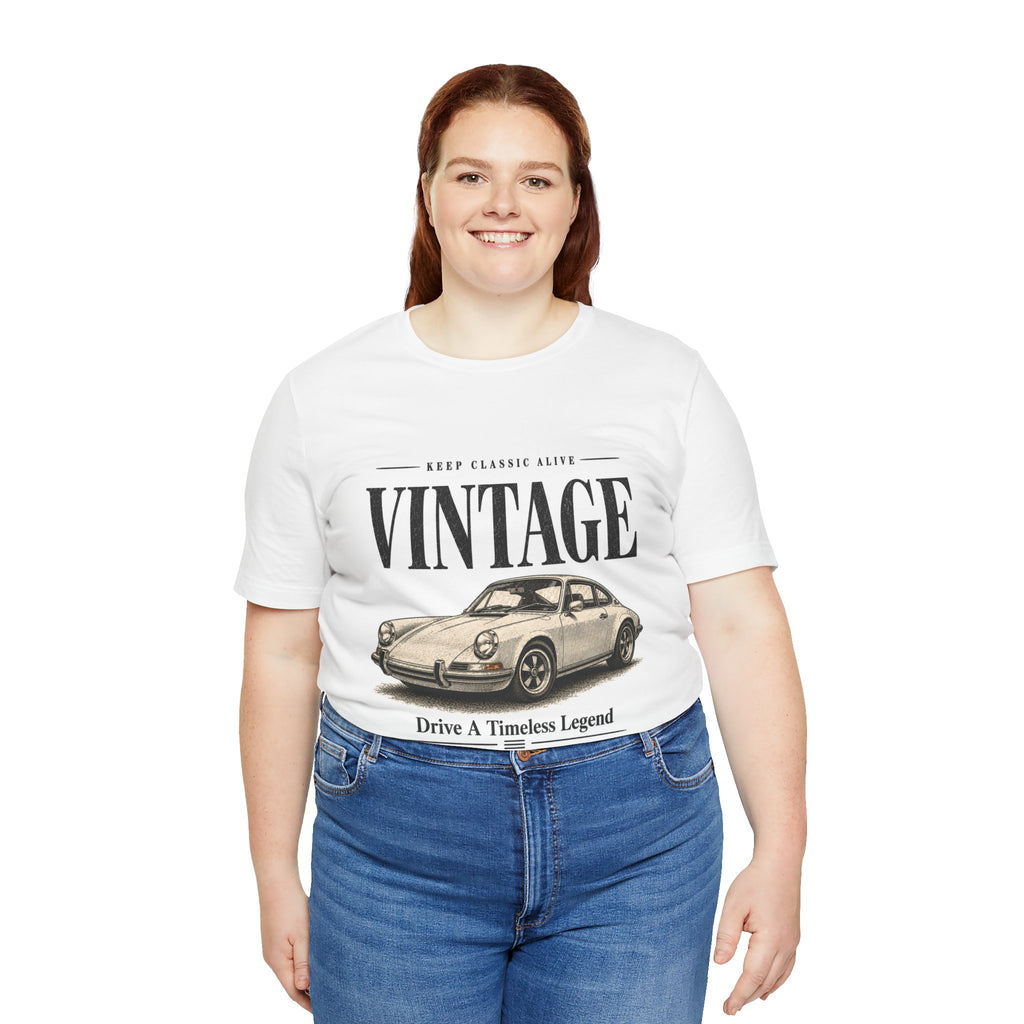 Vintage Classic Car tee | Drive a Timeless Legend, Retro Sports Car