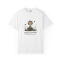 Silence Your Mind meditating child illustration T-Shirt | Let Your Soul Speak