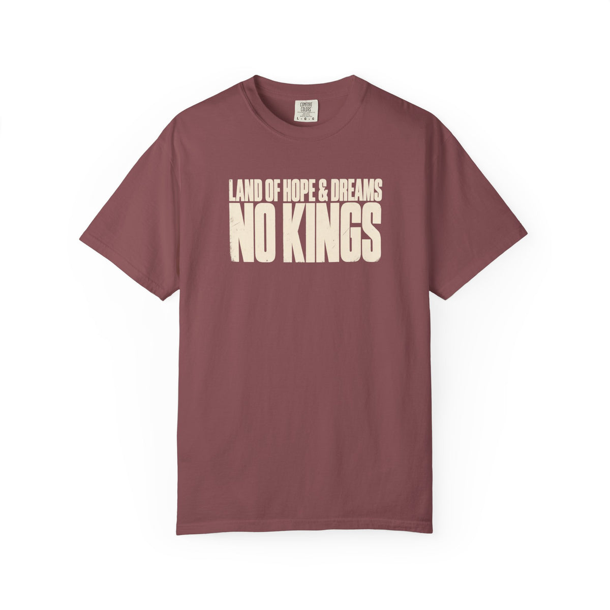 No Kings T-Shirt, Land of Hope & Dreams, Protest Statement Gift