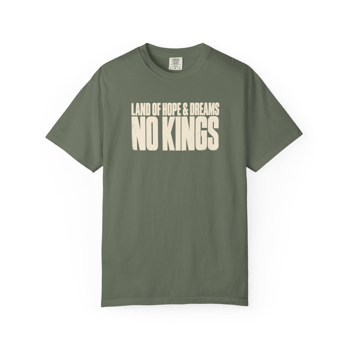 No Kings T-Shirt, Land of Hope & Dreams, Protest Statement Gift