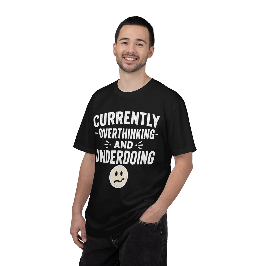 Faded Smile Face tee | Garment-Dyed T-Shirt