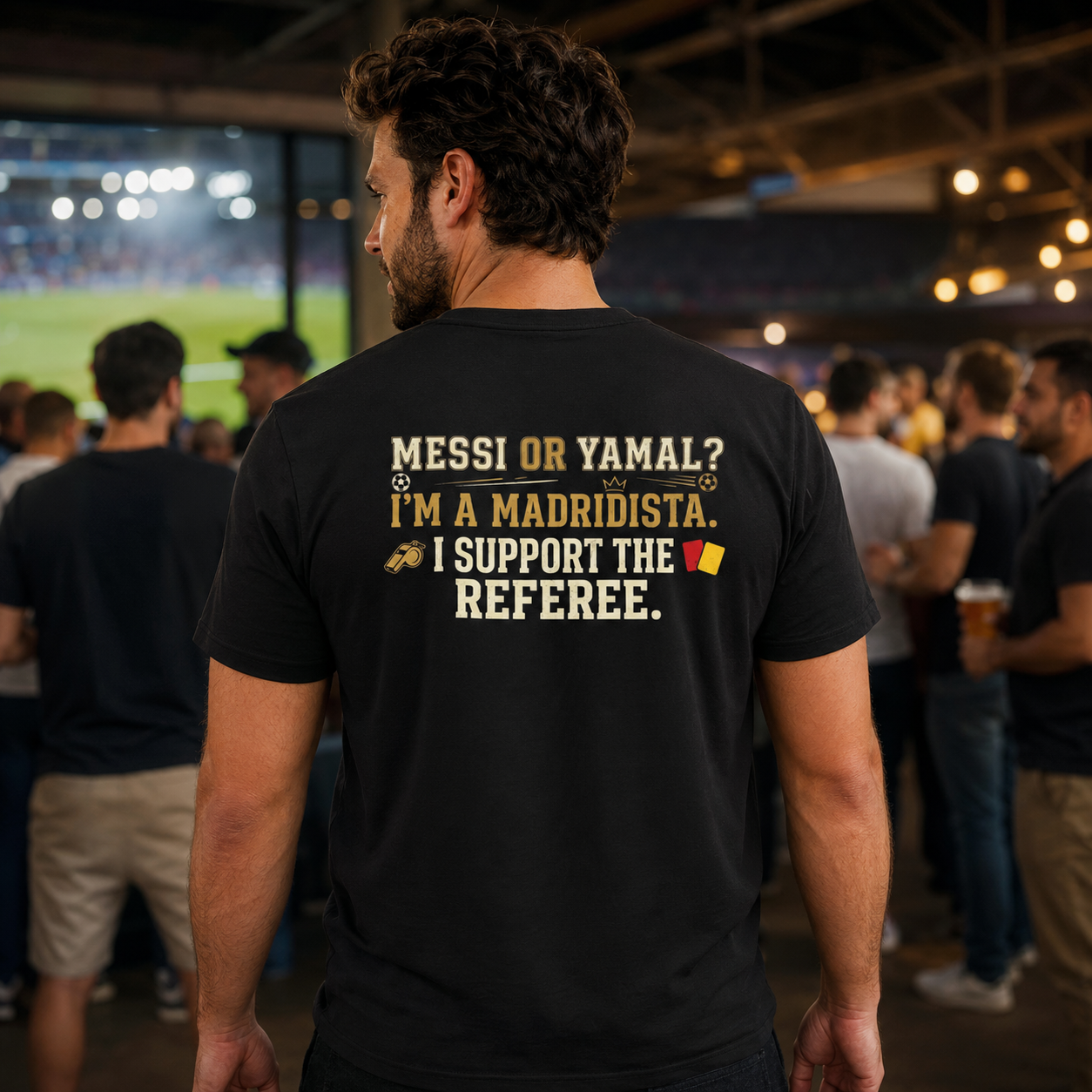 Messi or Yamal? I'm a Madridista I Support the Referee T-shirt