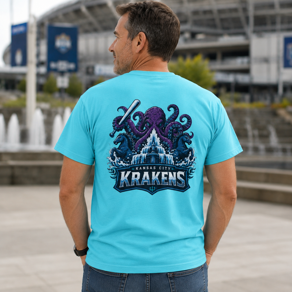 Kraken Octopus Logo T-shirt | Sea Monster Graphic Tee
