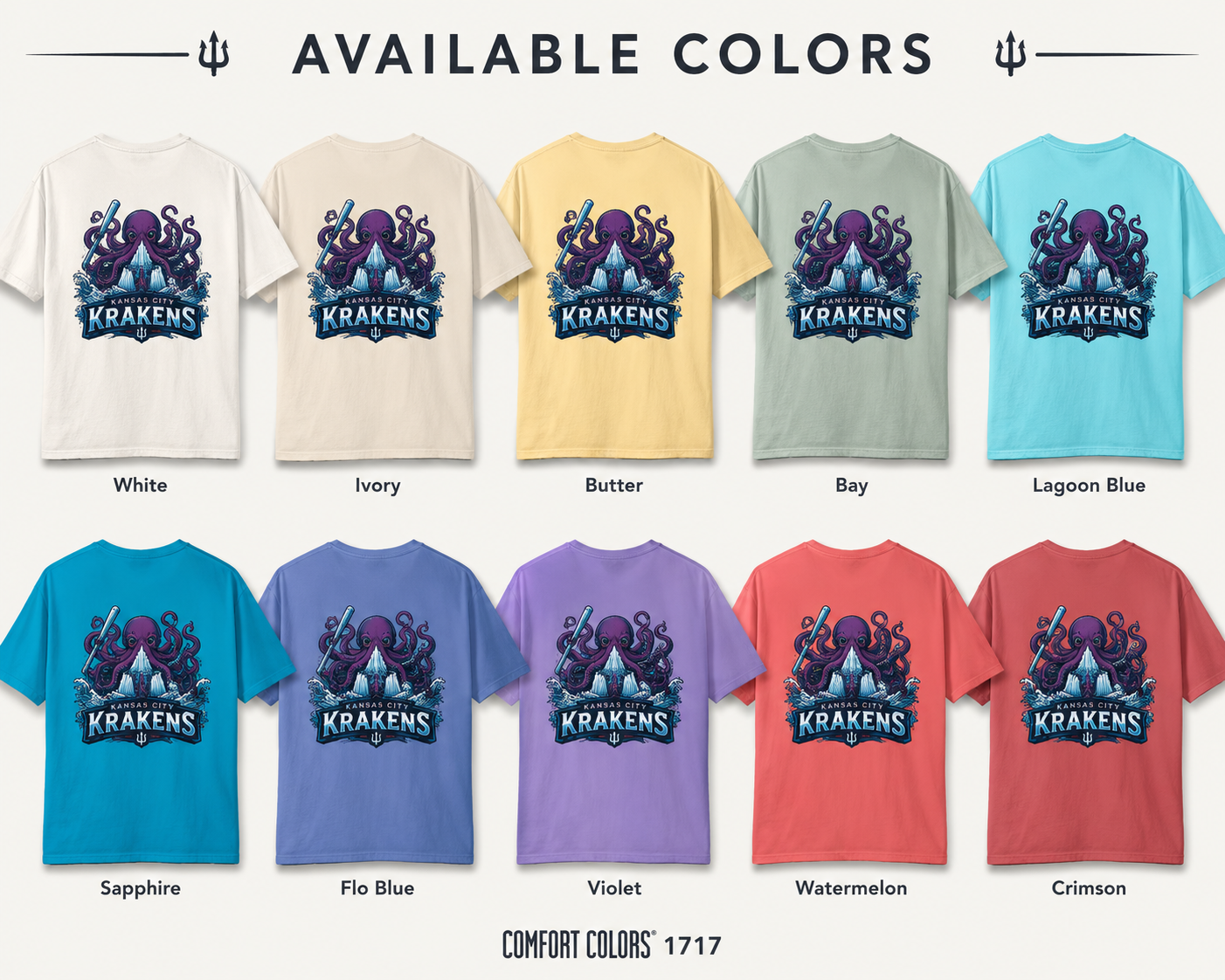 Kraken Octopus Logo T-shirt | Sea Monster Graphic Tee