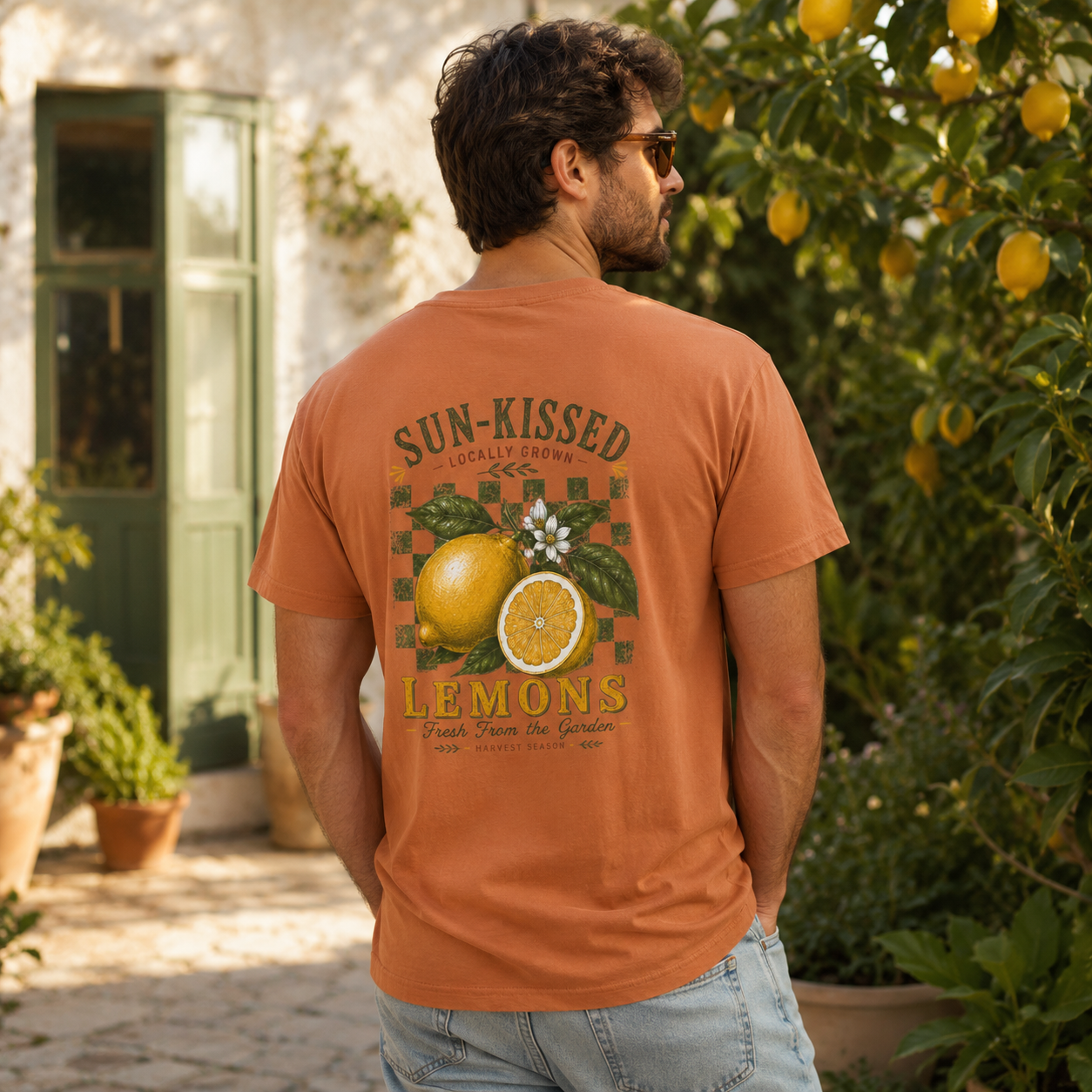 Lemons Sun-Kissed Retro Citrus Graphic T-shirt | Farmhouse  Tee