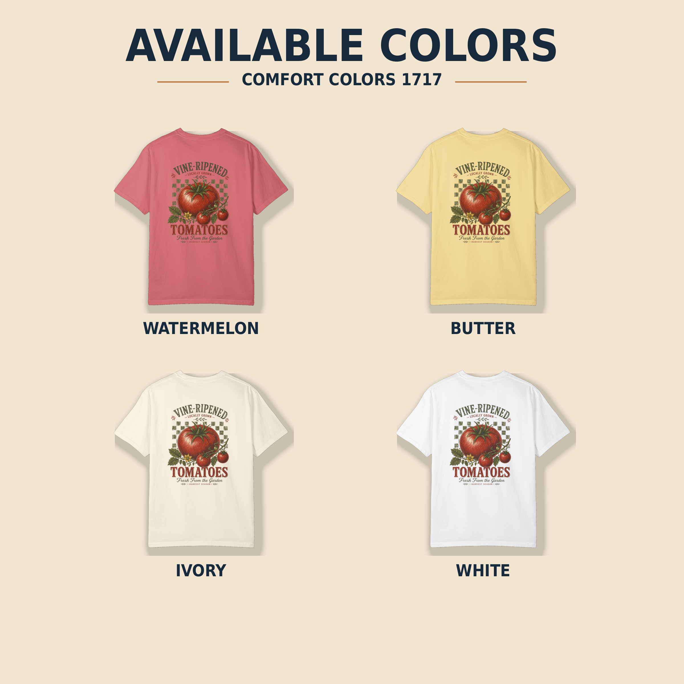Vintage Tomato T-Shirt, Vine Ripened Tomatoes Tee, Farm Fresh Graphic Shirt, Farmers Market Shirt,Comfort Colors Tee