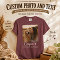 Custom Photo Placeholder T-shirt | Personalized Text Template Tee