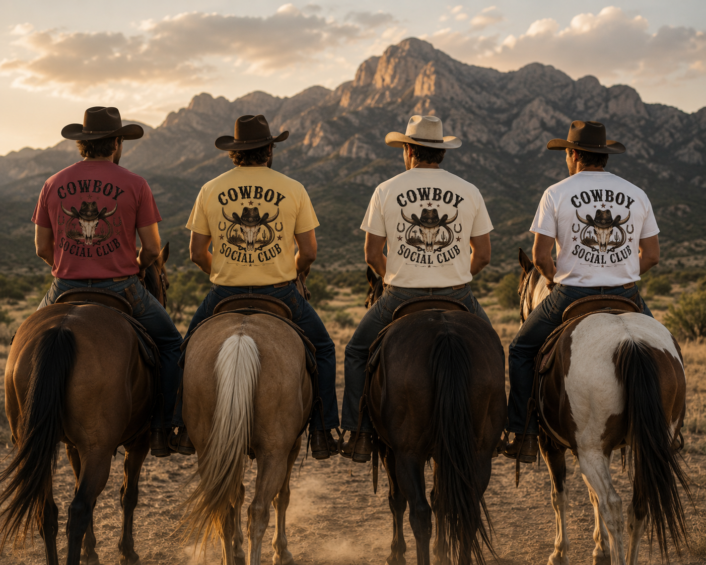 Cowboy Skull Graphic T-shirt | Cowboy Social Club, Western Rodeo Tee