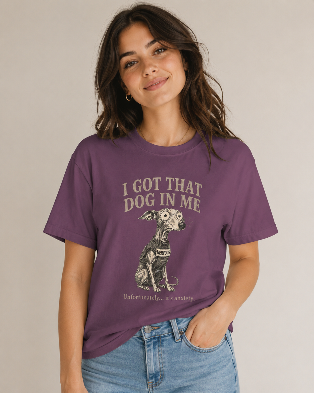 I Got That Dog In Me T-Shirt | Illustrated Rescue Dog Design