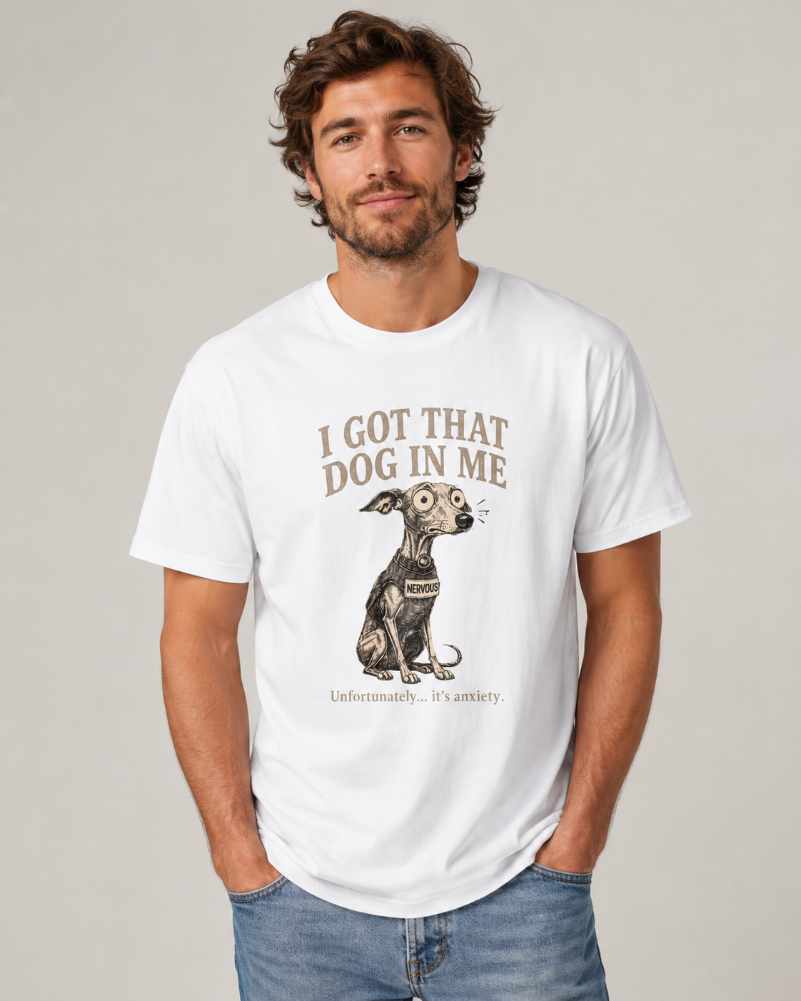 I Got That Dog In Me T-Shirt | Illustrated Rescue Dog Design