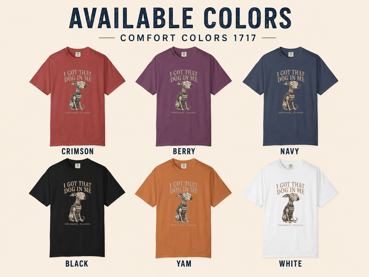 I Got That Dog In Me T-Shirt | Illustrated Rescue Dog Design