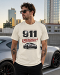 911 What Is Your Emergency?  Car T-shirt | Sports Car Graphic Tee