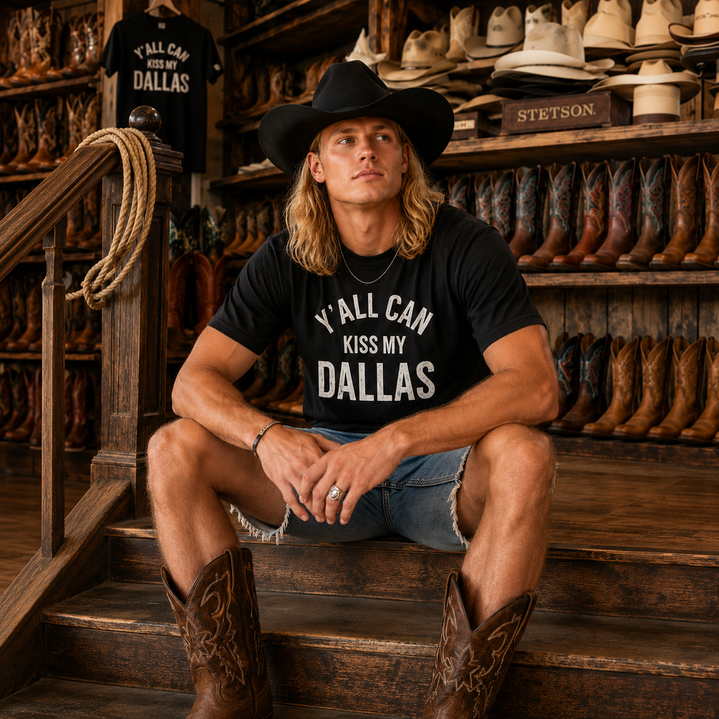 Y'all Can Kiss My Dallas T-shirt | Texas Pride Shirt