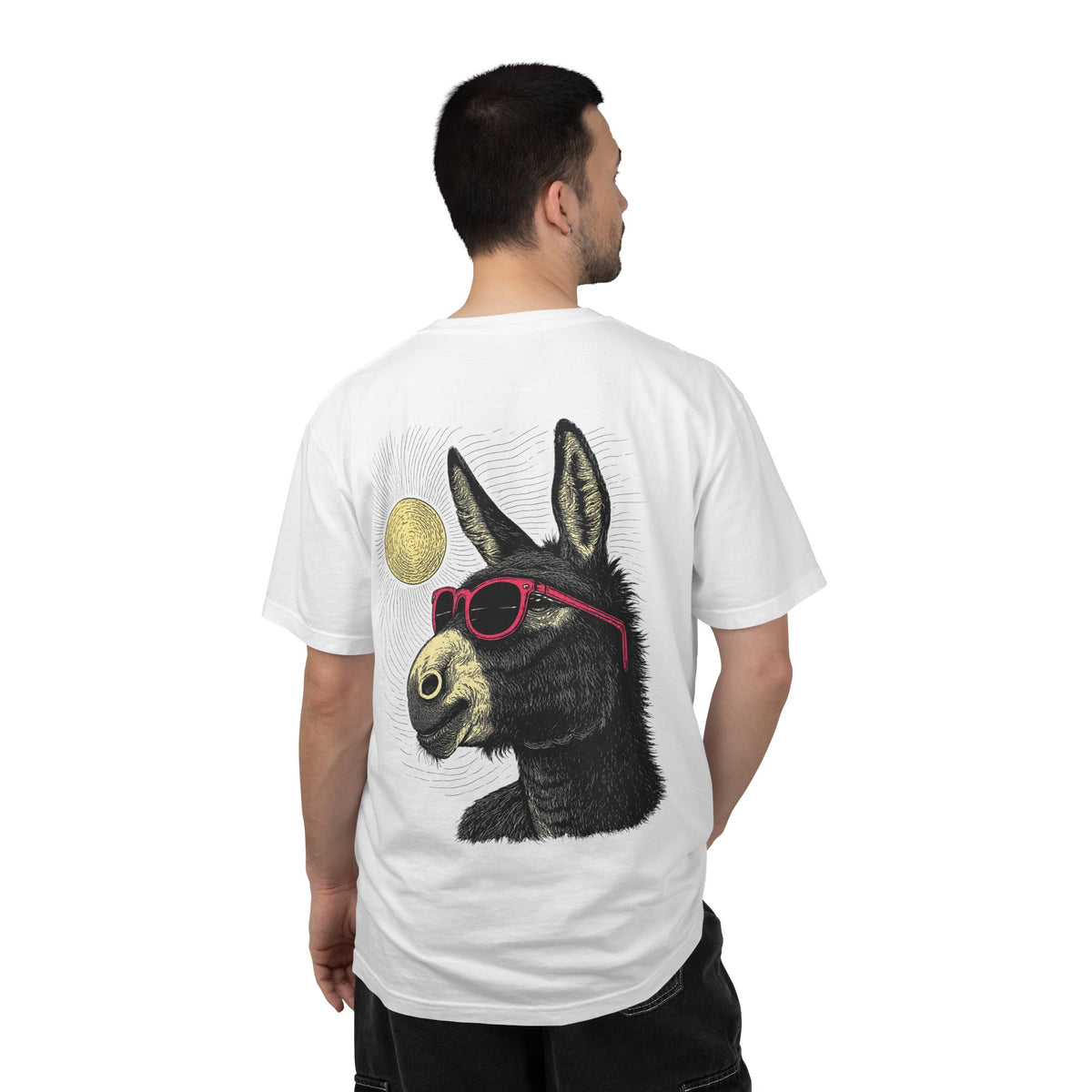 Cool Donkey with Sunglasses T-Shirt | Retro Animal Graphic