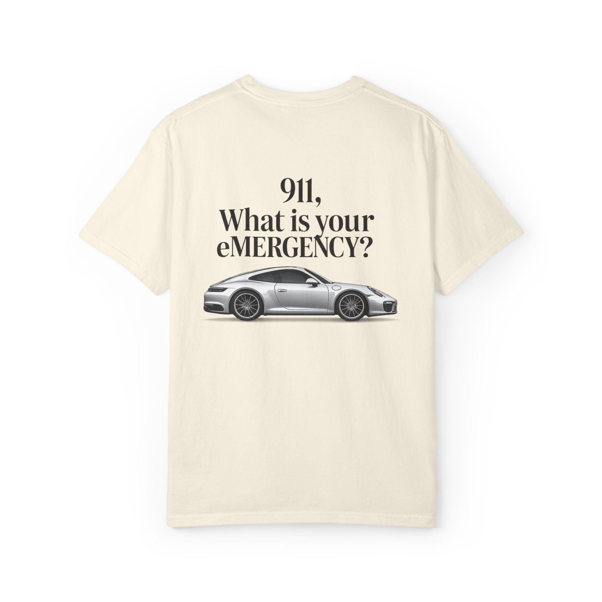 911 What Is Your eMERGENCY? Performance Car T-Shirt | Car Enthusiast Gift