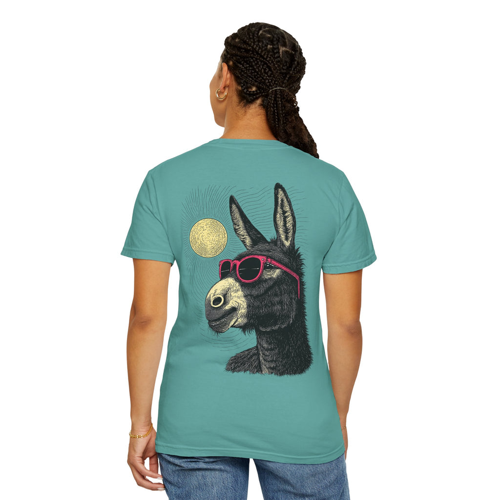 Cool Donkey with Sunglasses T-Shirt | Retro Animal Graphic