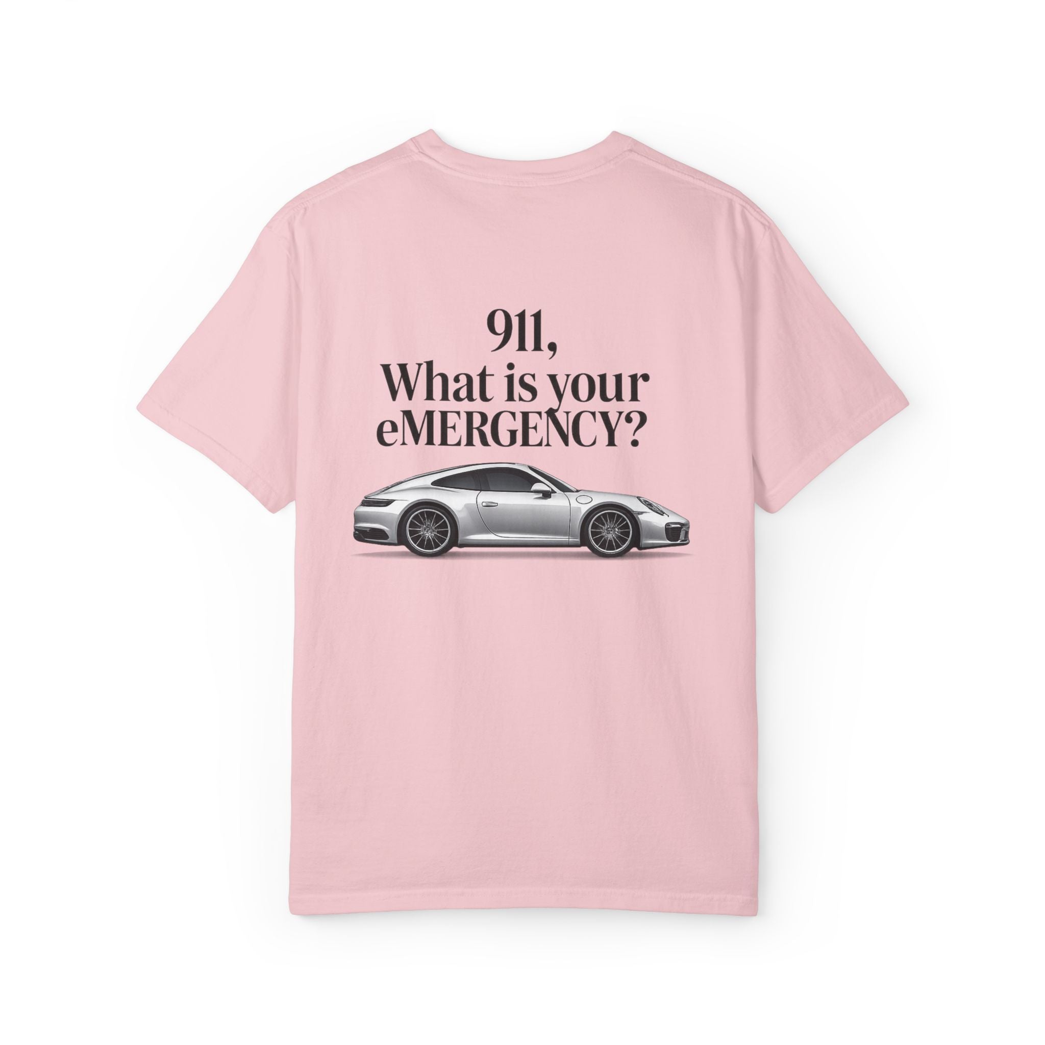 911 What Is Your eMERGENCY? Performance Car T-Shirt | Car Enthusiast Gift