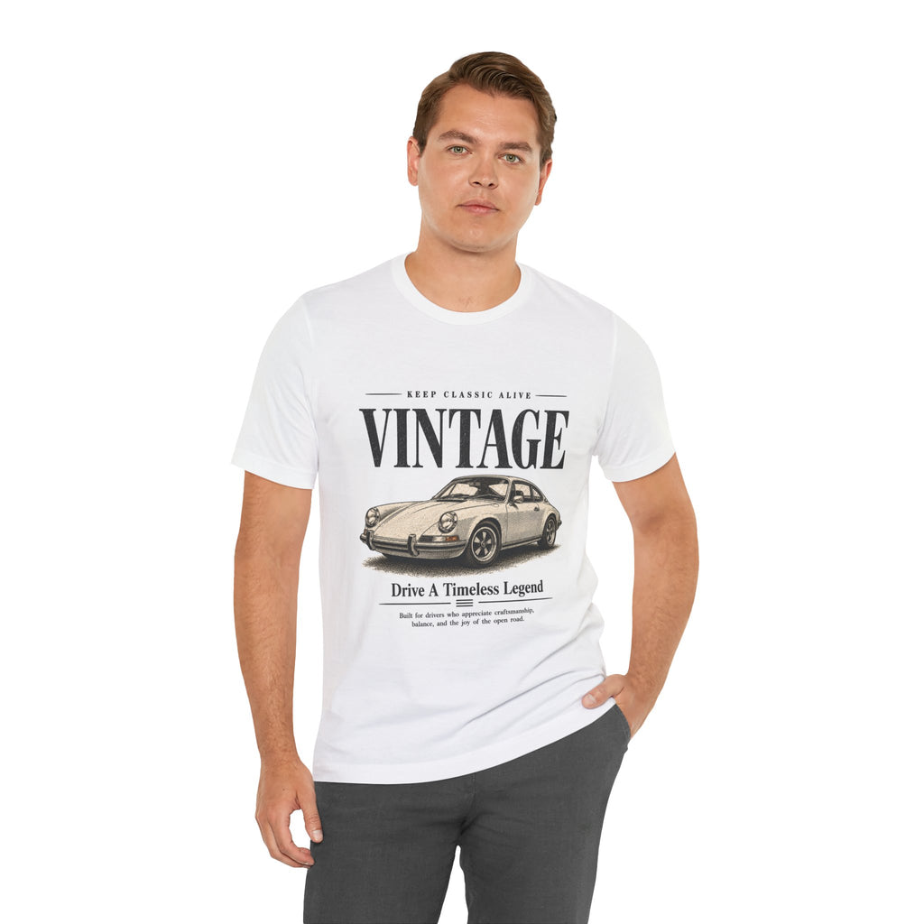 Vintage Classic Car tee | Drive a Timeless Legend, Retro Sports Car