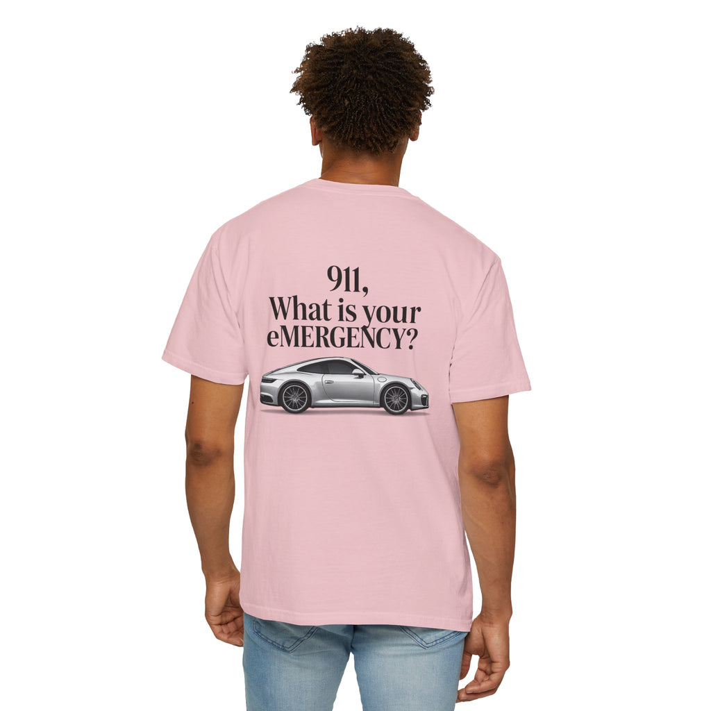 911 What Is Your eMERGENCY? Performance Car T-Shirt | Car Enthusiast Gift
