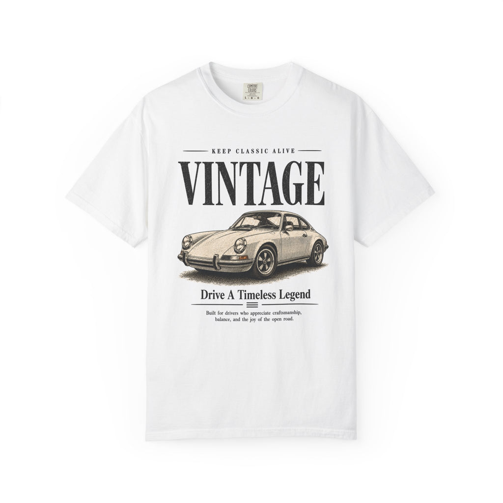 Vintage Sports Car Drive A Timeless Legend T-Shirt | Retro Classic Car Tee