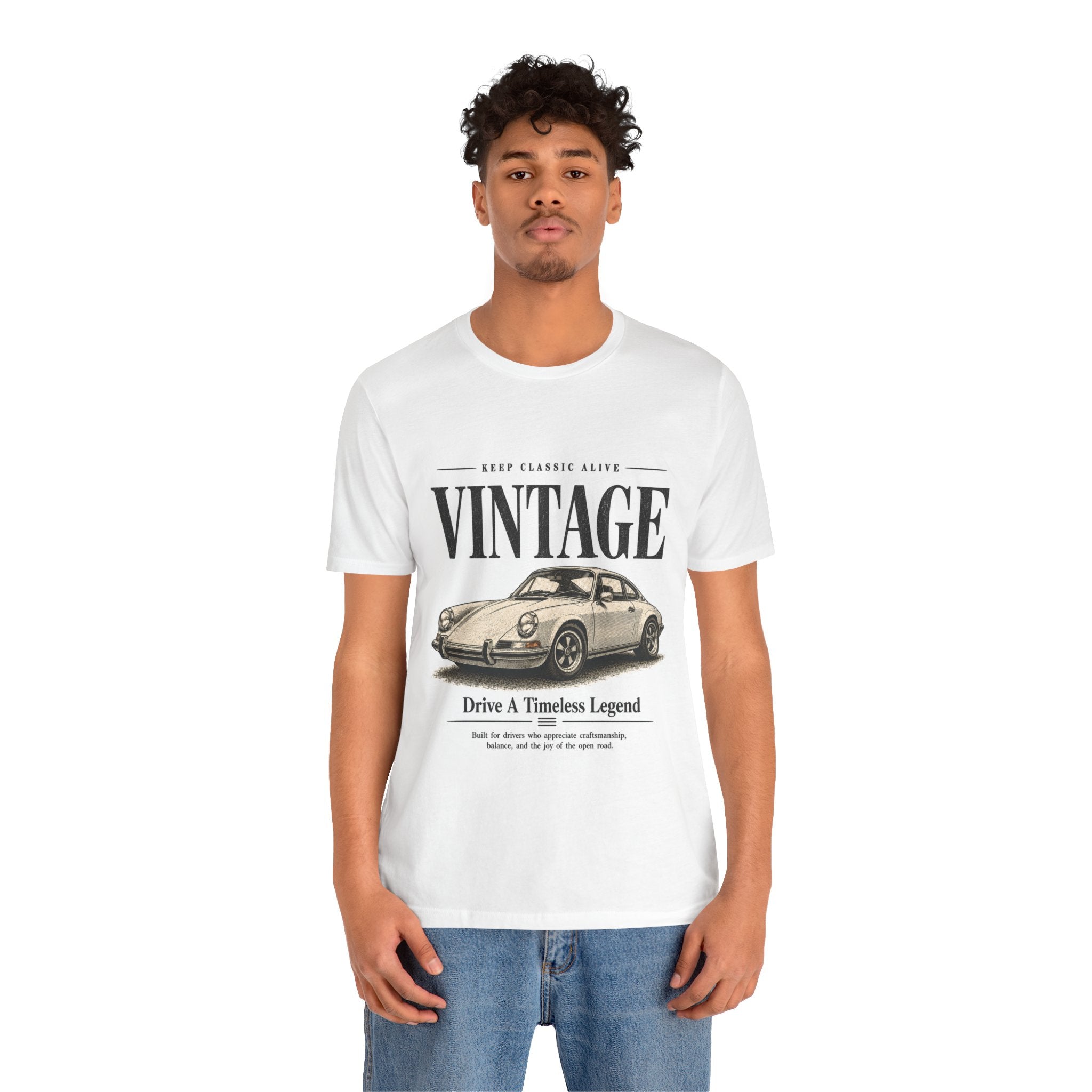 Vintage Classic Car tee | Drive a Timeless Legend, Retro Sports Car