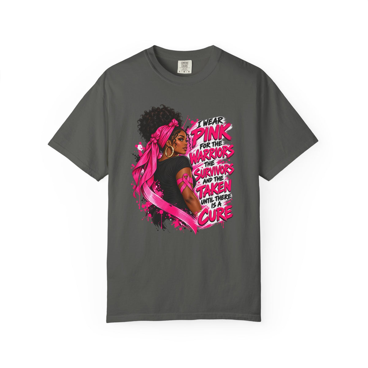 Black Woman Breast Cancer Awareness Shirt, Pink Ribbon Fighter Tee, Strong Survivor Gift
