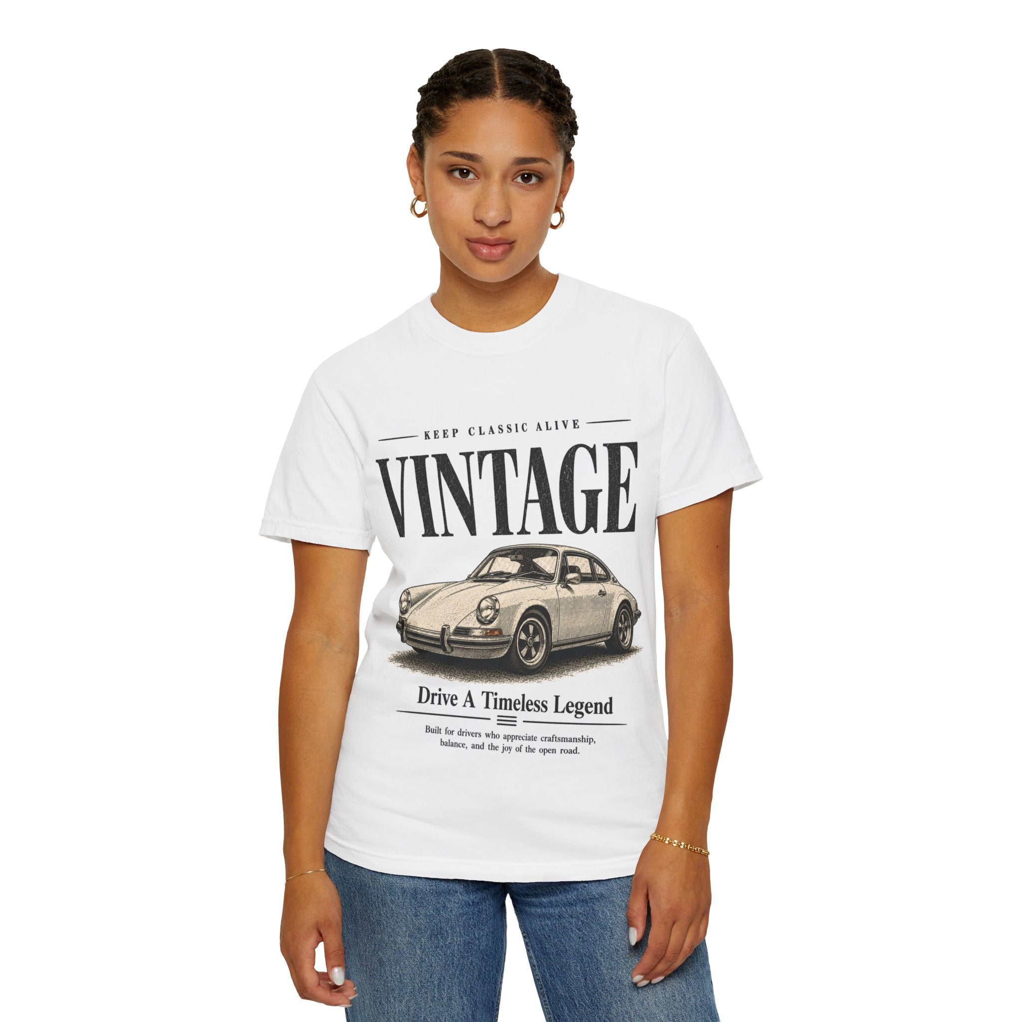 Vintage Sports Car T-shirt | Retro Classic Car Illustration