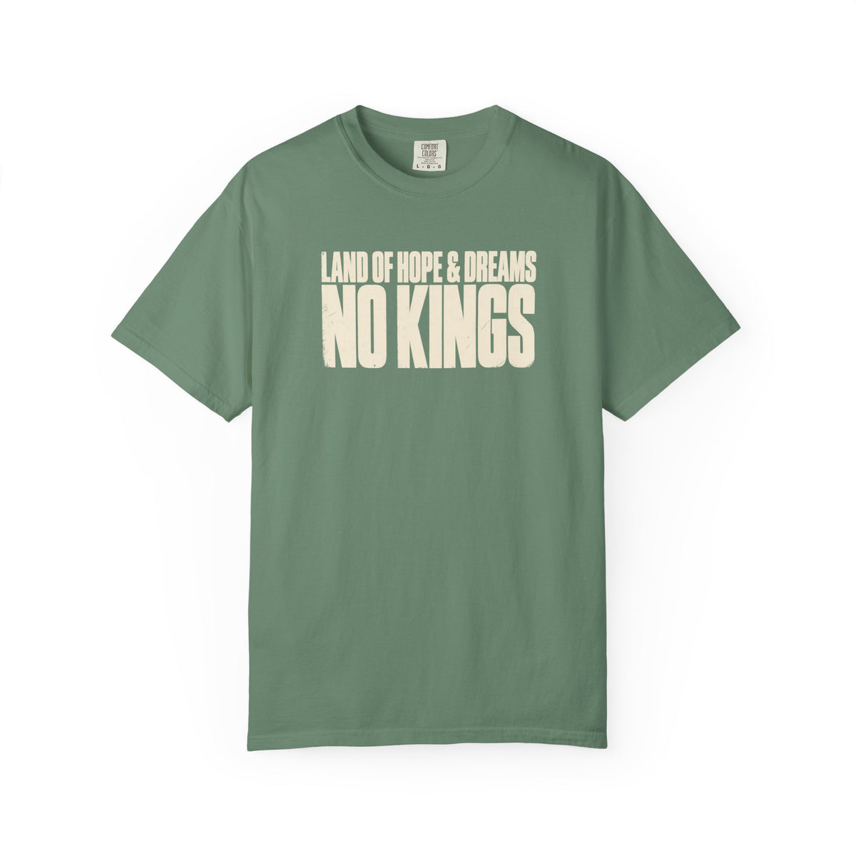 No Kings T-Shirt, Land of Hope & Dreams, Protest Statement Gift