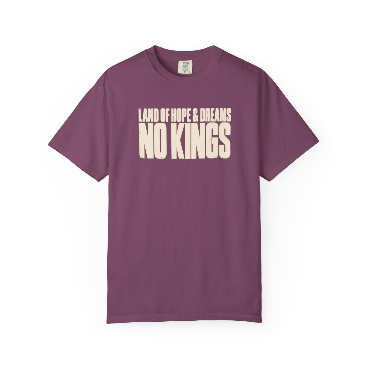 No Kings T-Shirt, Land of Hope & Dreams, Protest Statement Gift