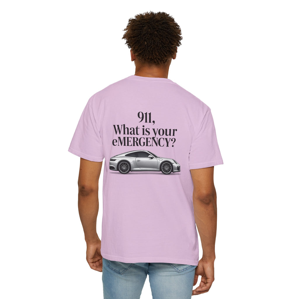 911 What Is Your eMERGENCY? Performance Car T-Shirt | Car Enthusiast Gift