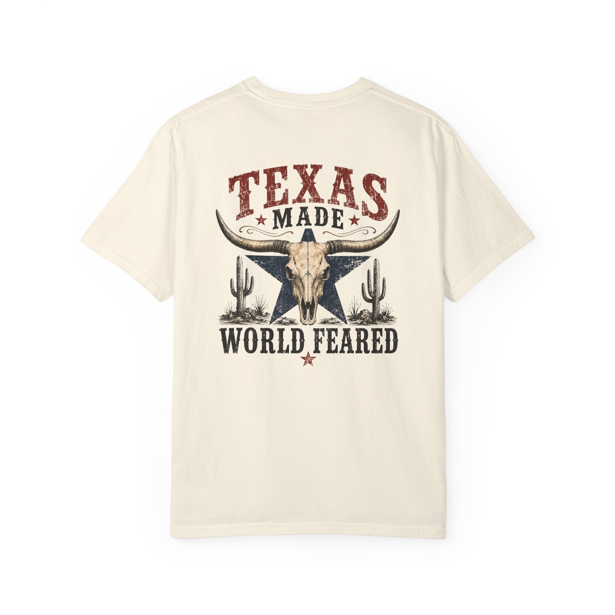 Texas Made Longhorn Skull T-shirt | World Feared Western Cactus