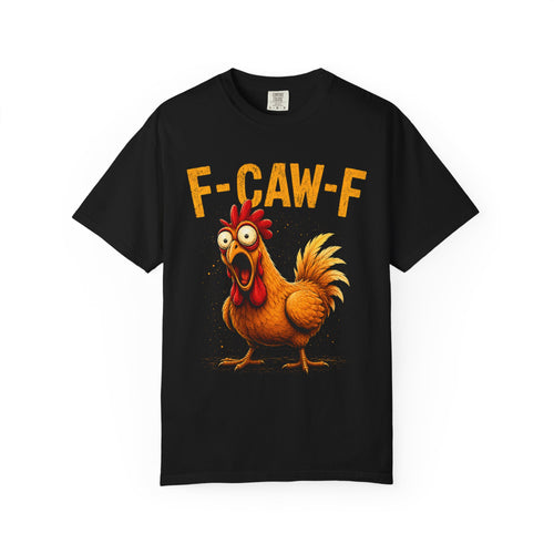 F-CAW-F Angry Rooster Graphic T-shirt | Chicken Humor Tee