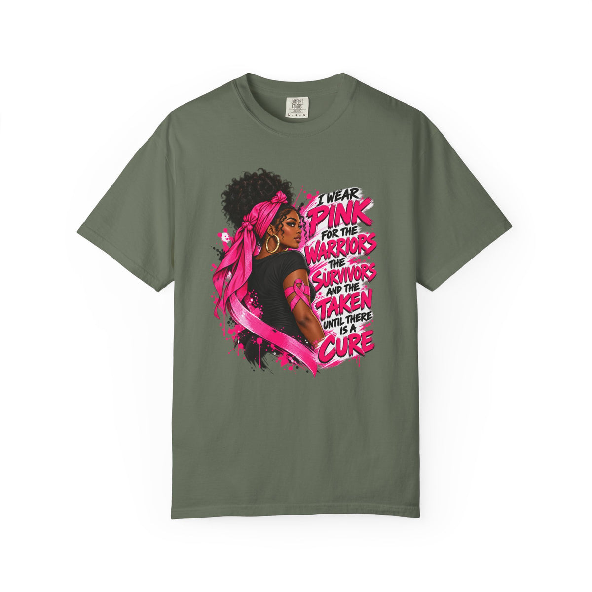 Black Woman Breast Cancer Awareness Shirt, Pink Ribbon Fighter Tee, Strong Survivor Gift