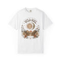 Wild Soul sun moon mountain T-shirt | boho nature vintage floral design