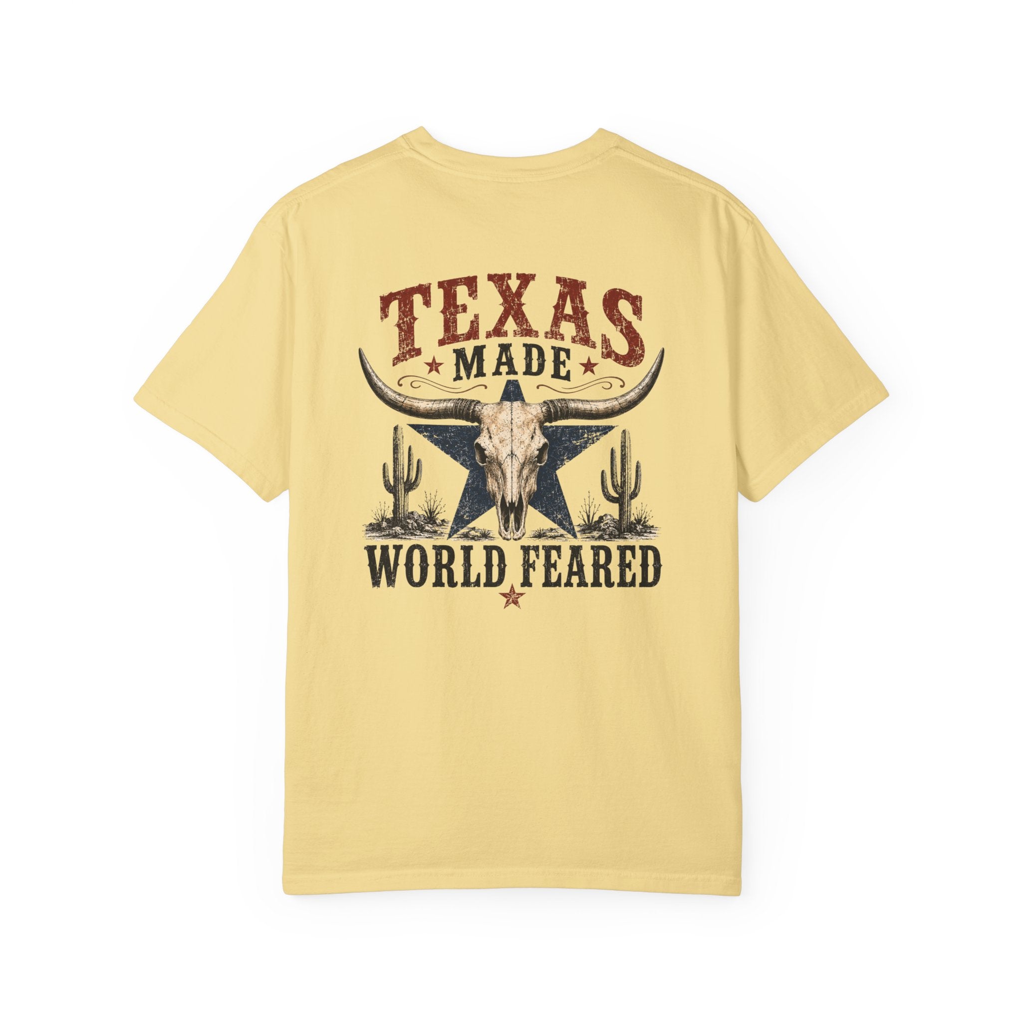 Texas Made Longhorn Skull T-shirt | World Feared Western Cactus