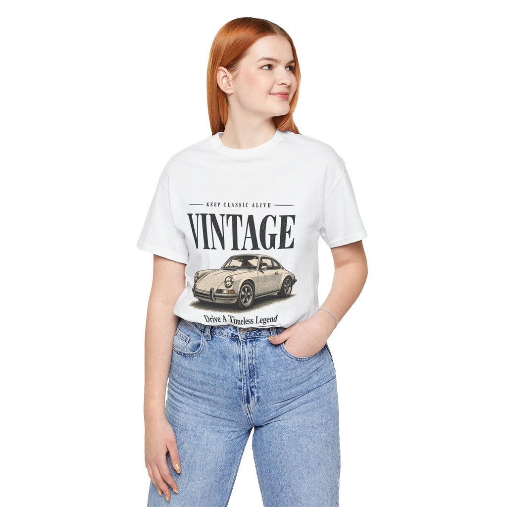 Vintage Classic Car tee | Drive a Timeless Legend, Retro Sports Car