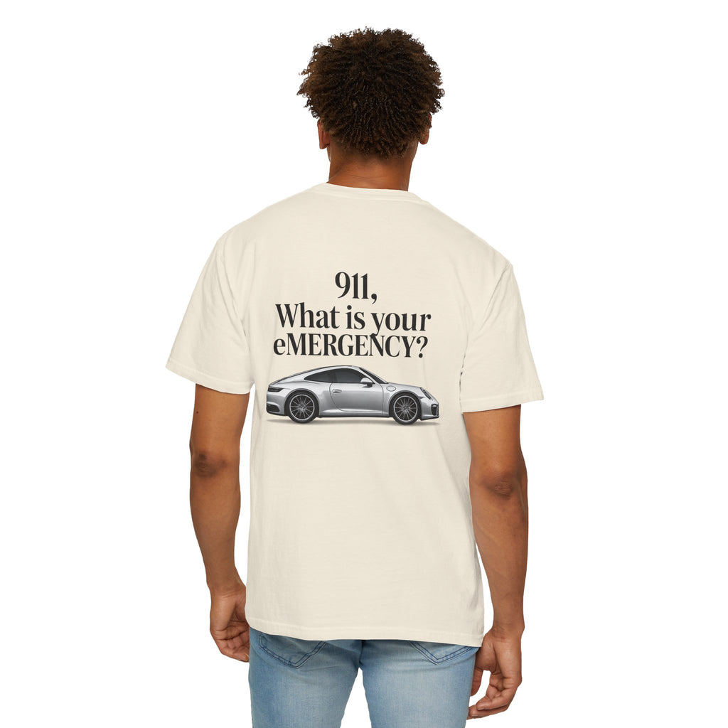 911 What Is Your eMERGENCY? Performance Car T-Shirt | Car Enthusiast Gift